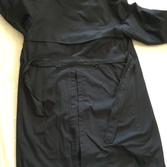 Wm H Leishman Men's long coat jacket by Tip top size 40 blue removeable lining - Picture 8 of 9